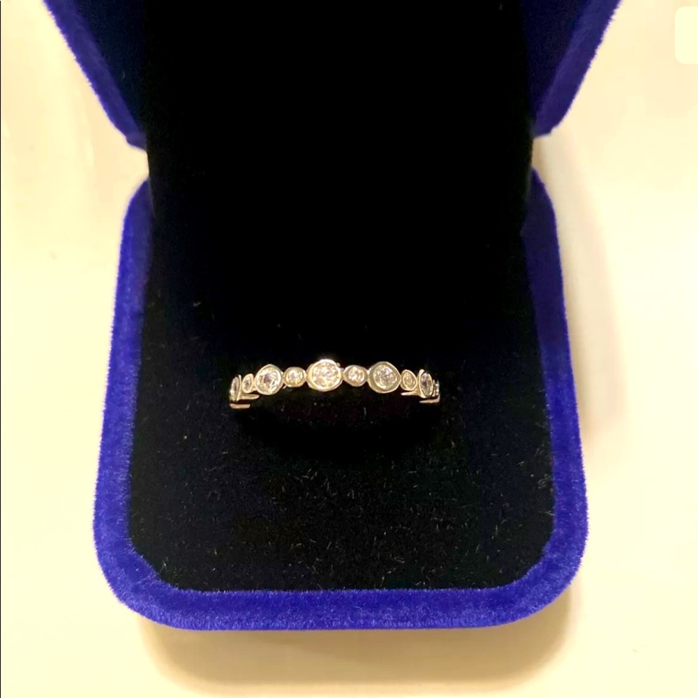 Sterling Silver ring with Cubic Zirconia